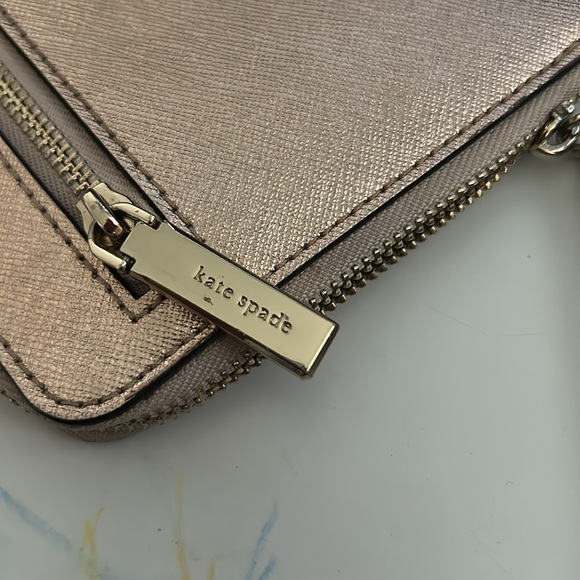 KATE SPADE Rose Gold Wristlet NWOT - Picture 6 of 8